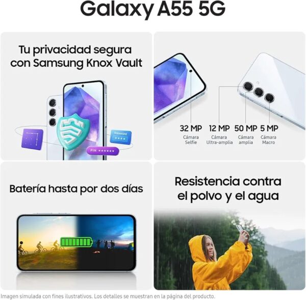 Samsung Galaxy A55 5G 256gb 8gb Negro - Imagen 5