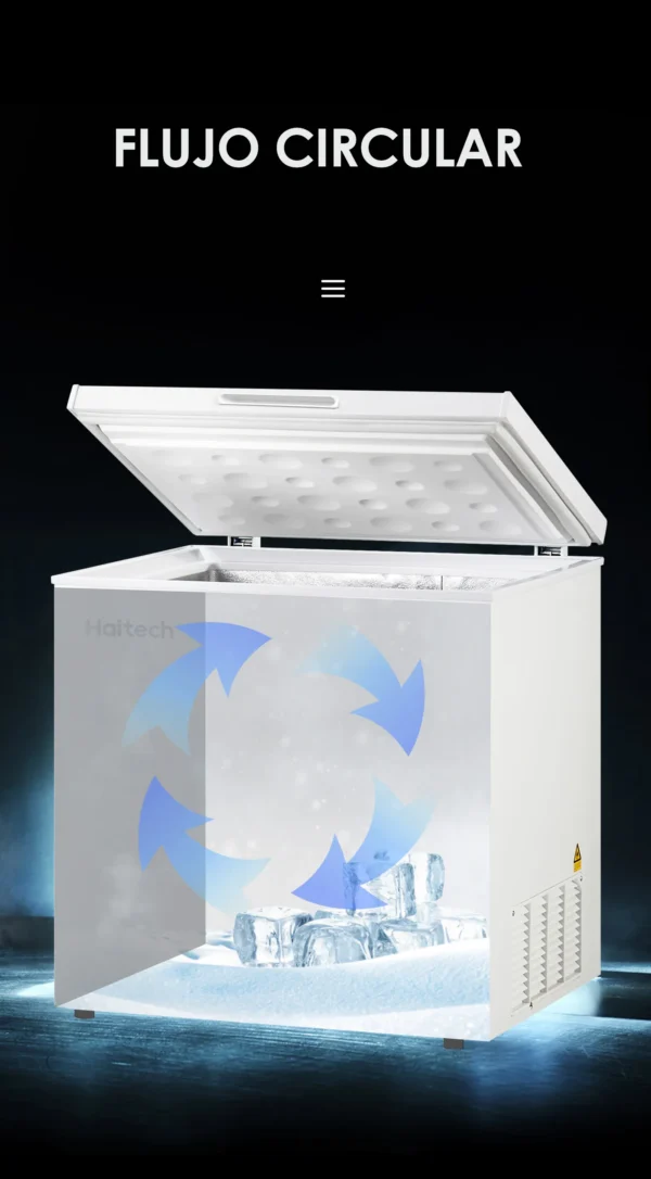 Freezer Horizontal Congelador Nevera 5.6cu.ft (155L) BD-155 - Imagen 6