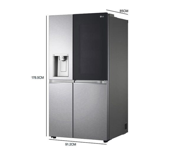 Refrigerador Duplex Lg VS27XCS 27 Pies Acero Inoxidable - Imagen 2