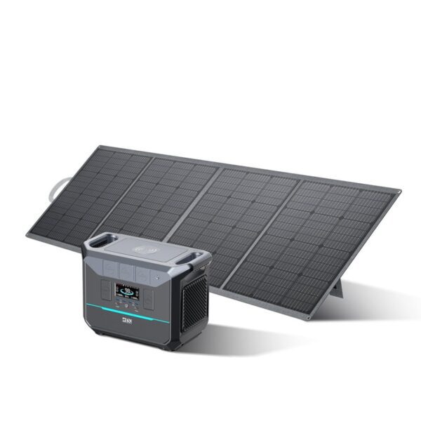 Estación de energía portátil de 2000 W, 2073.6 Wh,  generador solar de carga rápida de 1.8 horas - Imagen 2
