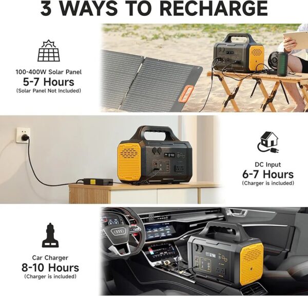 Estación de energía portátil, generador solar de 1000 W, batería de litio de reserva de 1075 Wh. - Imagen 2