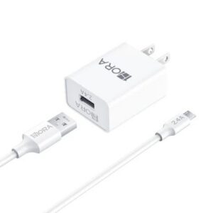 1Hora - Cargador HORA GAR124 12W con Cable Micro USB