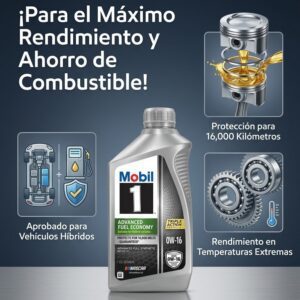 Aceite de motor Mobil 1 0W16 QT