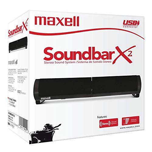 Maxell Bocina para Computadora Soundbar X2 / Tipo Barra / 3.5