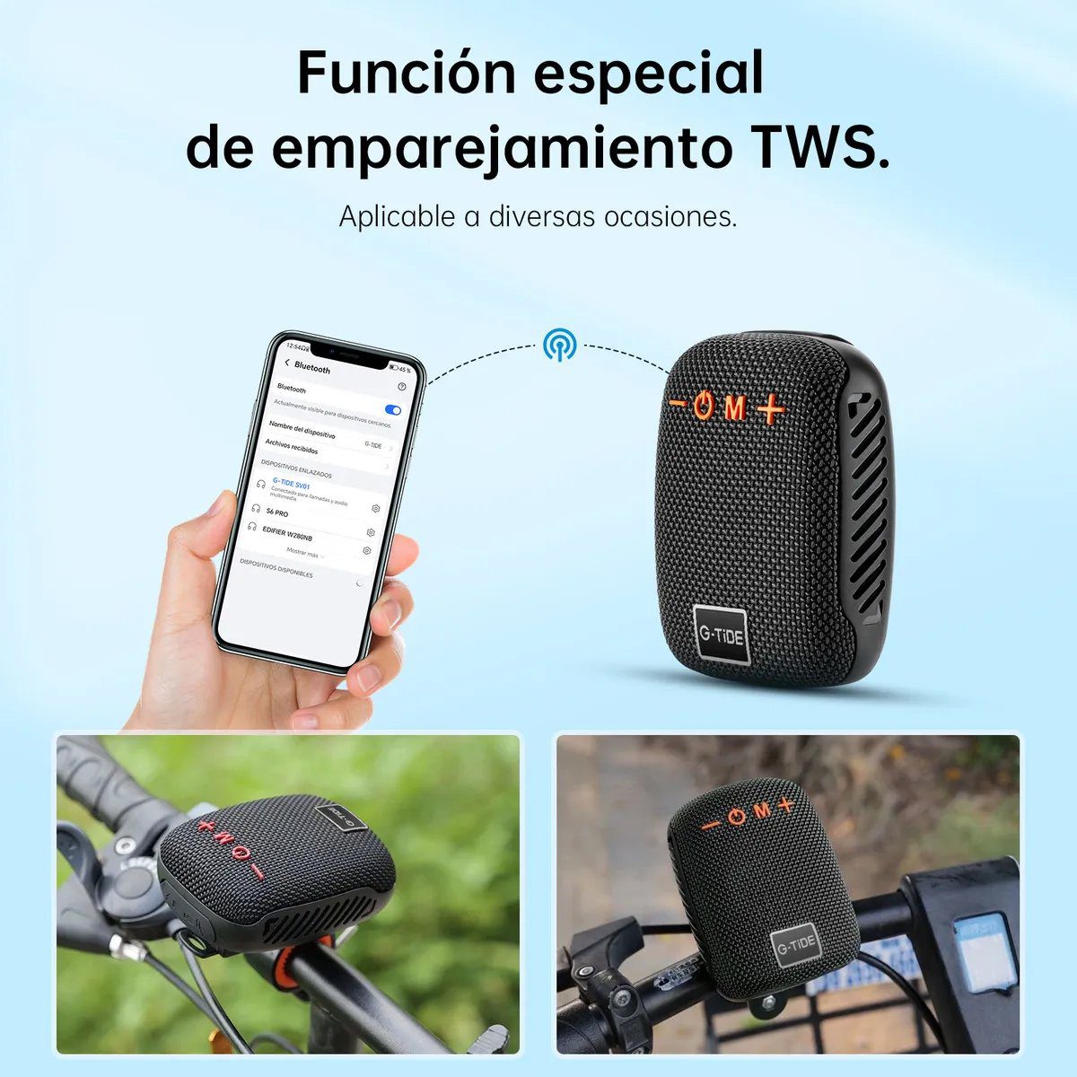 BOCINA SV01 PARA MOTO O BICI - BGP – MayoreoTotal - Imagen 2