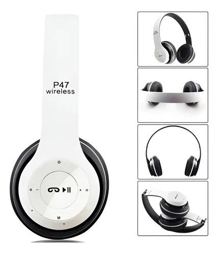 P47 - Auriculares inalámbricos Bluetooth sobre la oreja - Imagen 3
