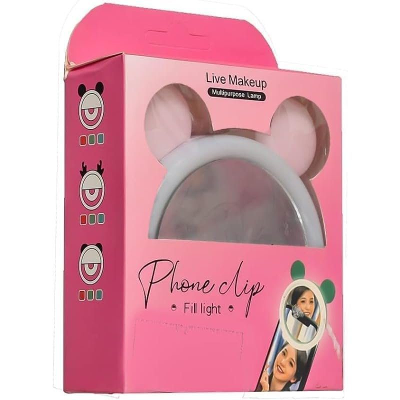 Aro Luz Selfie Orejas Usb 3 Intensidades Led Para Celular