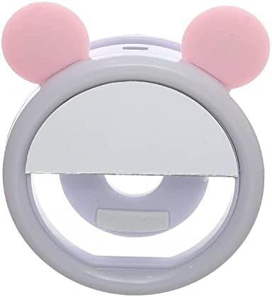 Aro Luz Selfie Orejas Usb 3 Intensidades Led Para Celular - Imagen 3