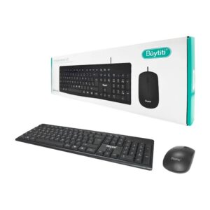 Kit de Teclado y Mouse Alámbrico Impermeable - Buytiti