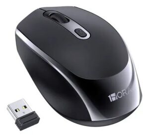 Mouse Inalámbrico 1 Hora Rat001, Negro
