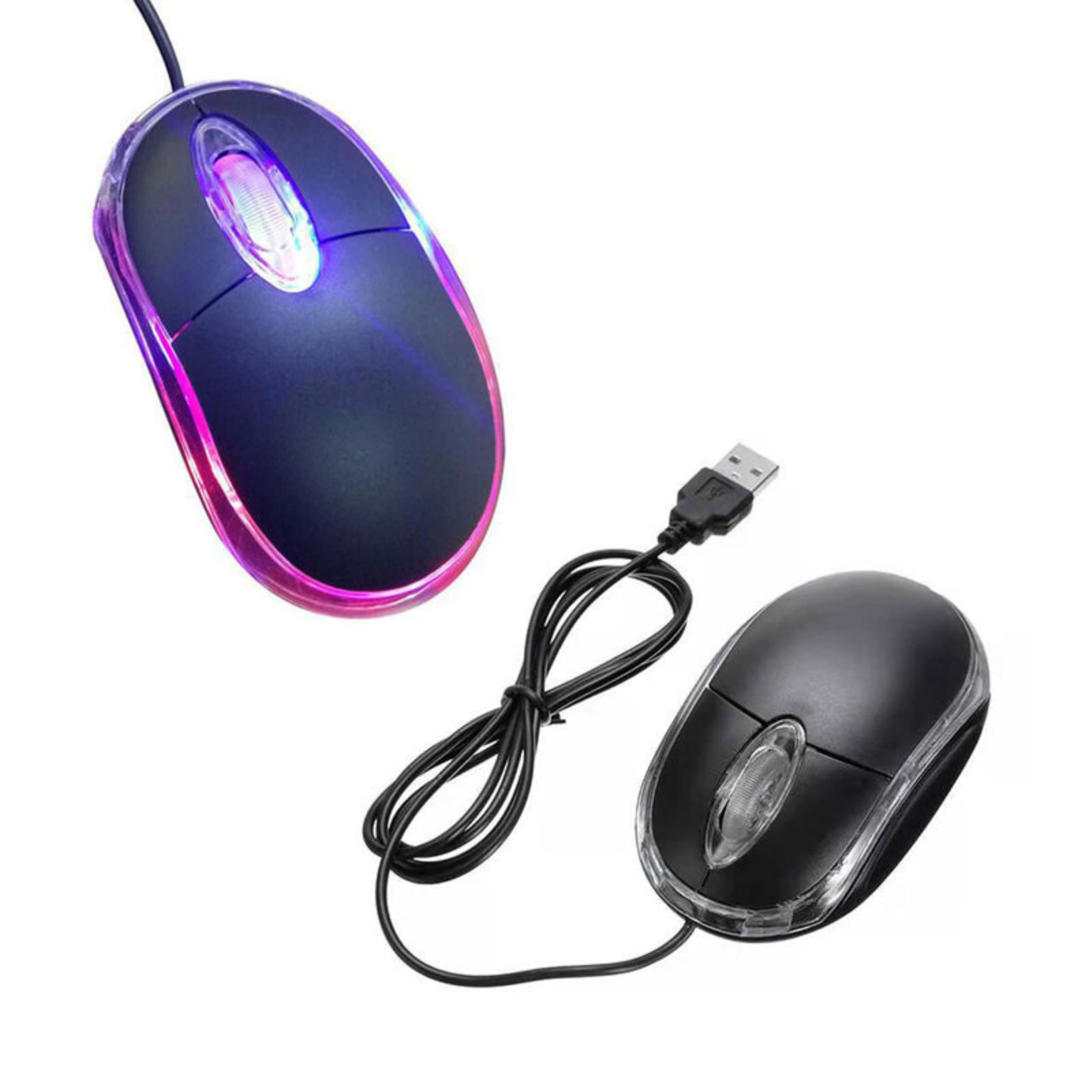 Mini Mouse con Luz LED Alámbrico USB de 1200 dpi - Buytiti - Imagen 2