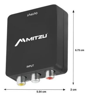 Convertidor Mini Av A Hdmi Con Entrada Rca Mhd-1024 Mitzu