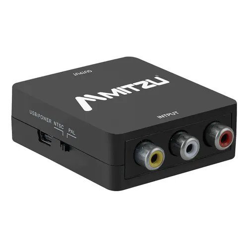 Convertidor Mini Av A Hdmi Con Entrada Rca Mhd-1024 Mitzu - Imagen 3
