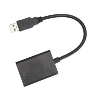 Adaptador USB 3.0 a HDMI, Adaptador HDMI Convertidor USB HDMI, Convertidor de Adaptador de Monitor Múltiple de Audio Y Video HD 1080P para XP / 7/8/10