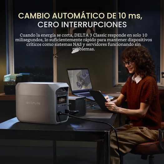 ECOFLOW Generador solar DELTA 3 Classic. - Imagen 7