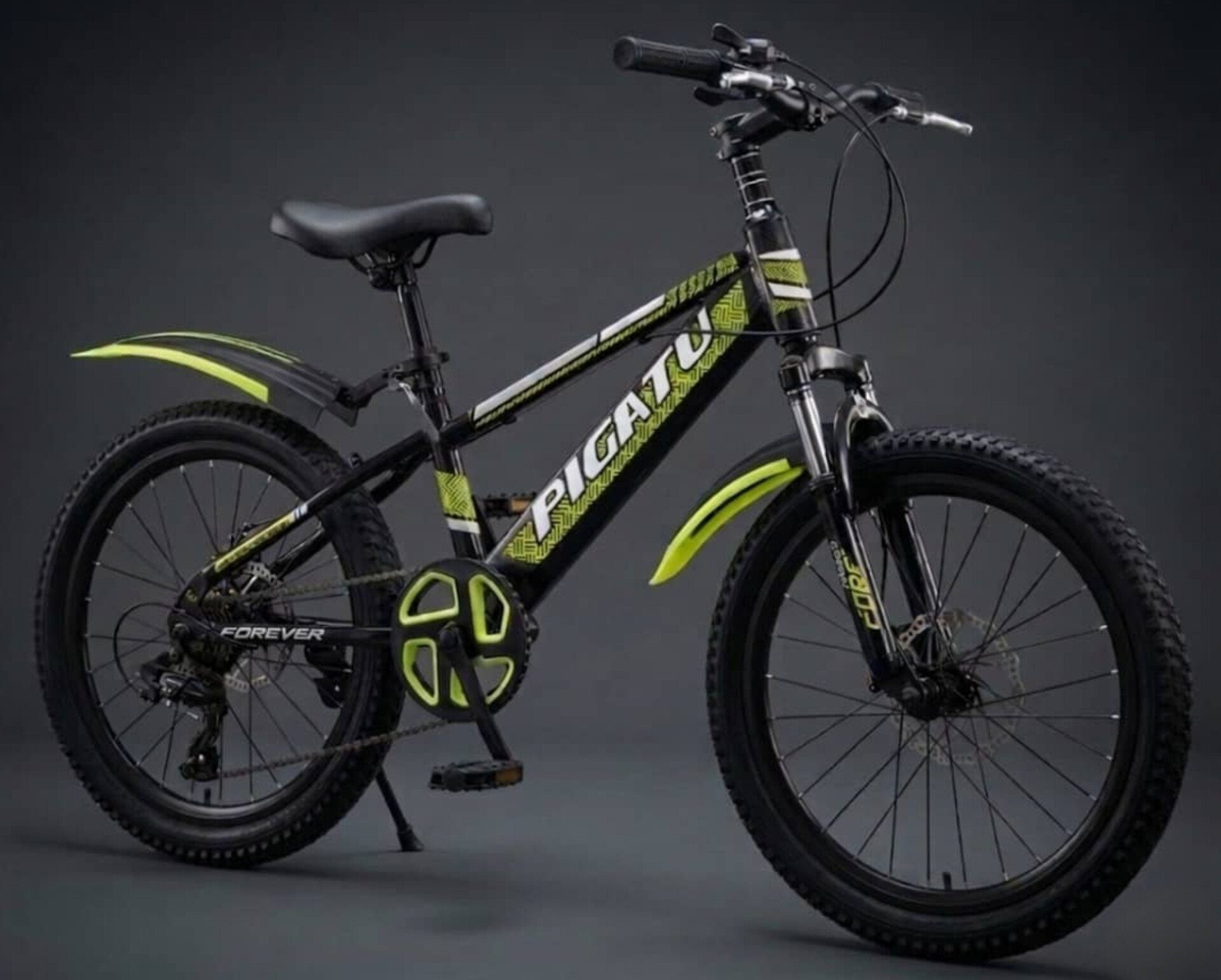 Bicicleta MTB Juvenil PIGATU con Freno de Disco y Suspensión medida 18 - Imagen 3