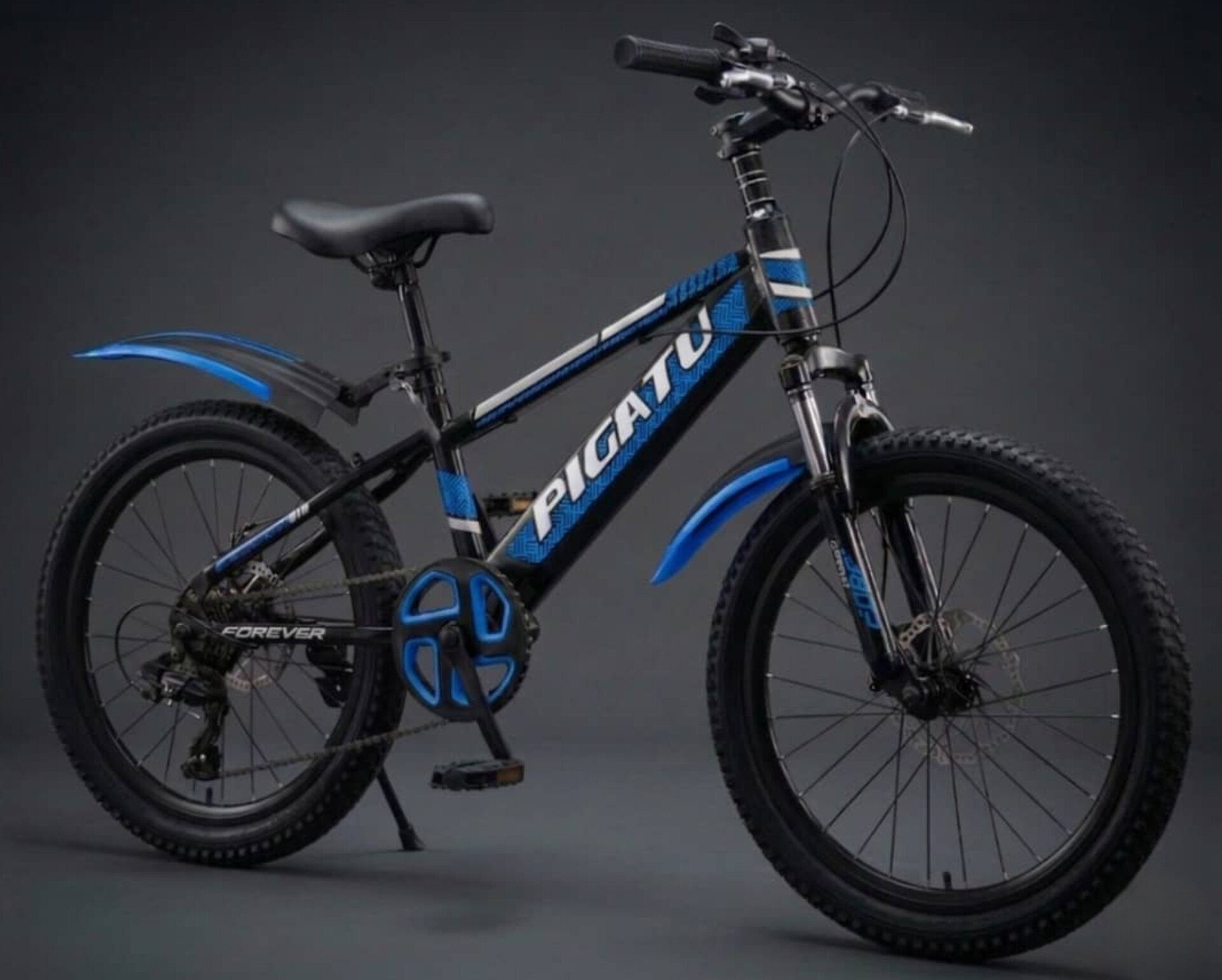 Bicicleta MTB Juvenil PIGATU con Freno de Disco y Suspensión medida 18 - Imagen 2