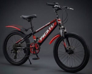 Bicicleta MTB Juvenil PIGATU con Freno de Disco y Suspensión medida 18