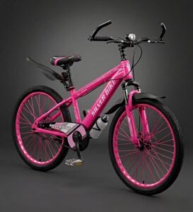 Bicicleta Juvenil SILVER BIKE Medida 24 con Faro y Suspensión