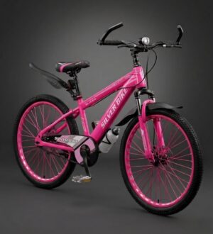 Bicicleta Juvenil SILVER BIKE Medida 24 con Faro y Suspensión