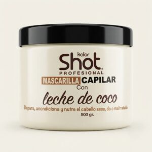 Mascarilla Capilar Kolor Shot con Leche de Coco.