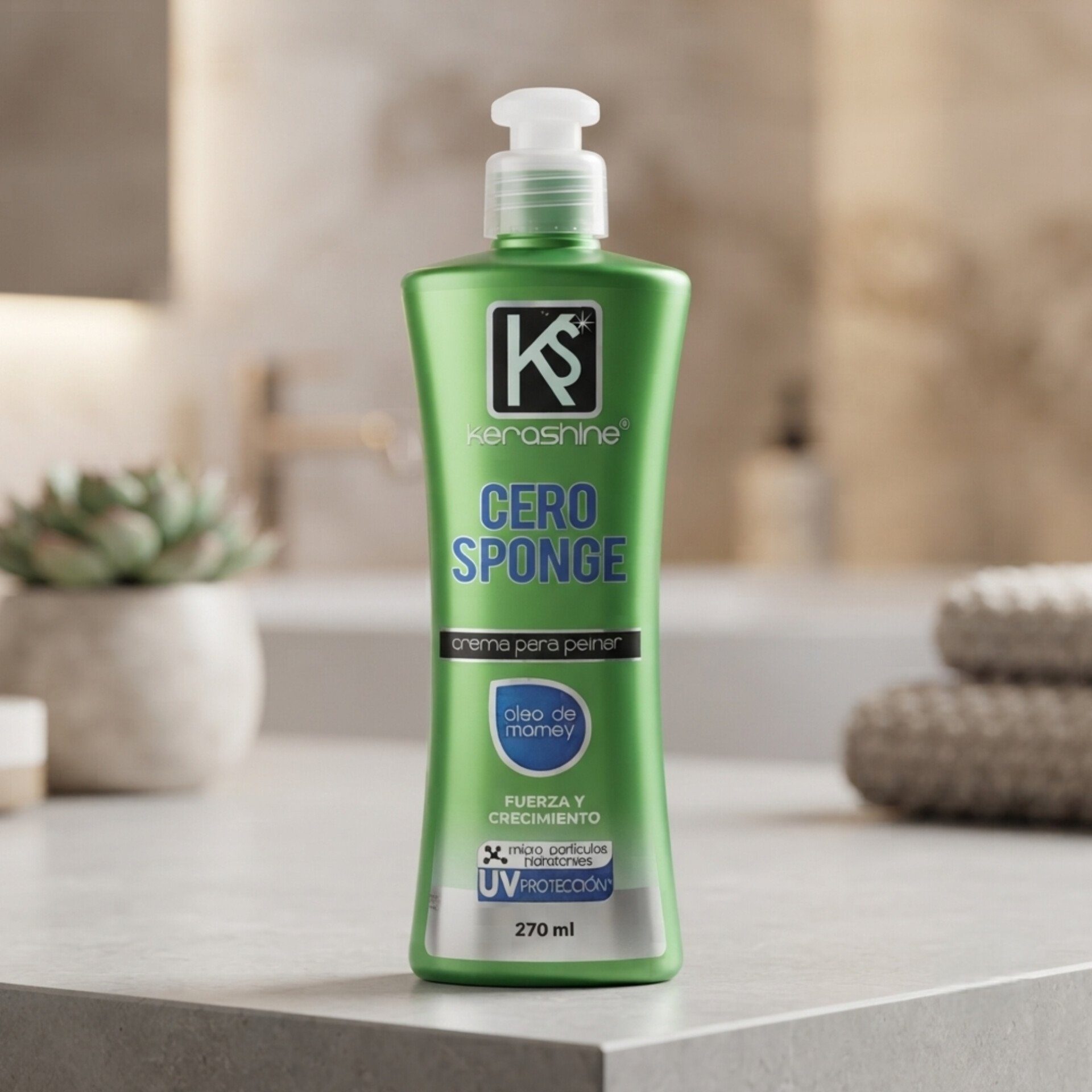 Crema para Peinar Keroshnine Cero Sponge.
