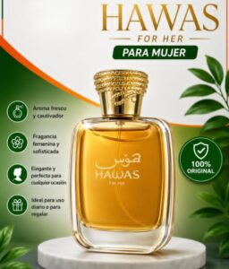 Perfume Hawas For Her – Fragancia Femenina, Fresca y Cautivadora