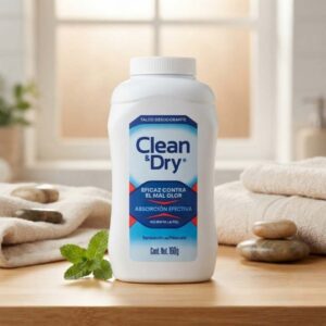 Talco Desodorante Clean & Dry (Sensación de Frescura)
