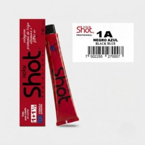 Tinte en Crema Profesional Kolor Shot 1A Negro Azul (Black Blue)