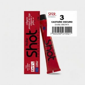 Tinte en Crema Profesional Kolor Shot 3 Castaño Oscuro (Dark Brown)