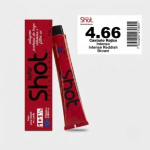 Tinte en Crema Profesional Kolor Shot 4.66 Castaño Rojizo Intenso (Intense Reddish Brown)