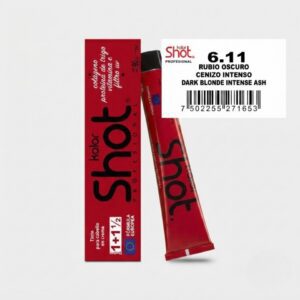 Tinte en Crema Profesional Kolor Shot 6.11 Rubio Oscuro Cenizo Intenso (Dark Blonde Intense Ash)