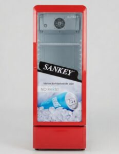 Exhibidor Vertical Sankey Sin Frost 43kg 110v 60Hz