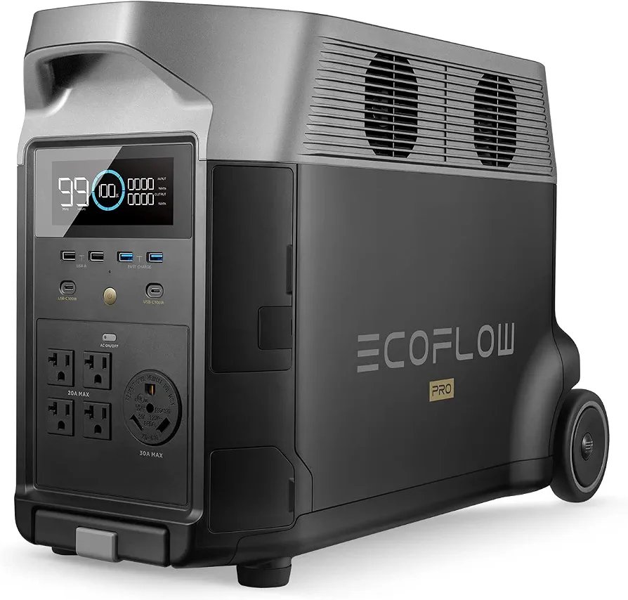 EF ECOFLOW Estación de energía portátil DELTA Pro de 3600 Wh, 5 salidas de CA de 120 V, 3600 W