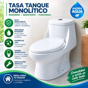 Tasa Tanque Monolítico