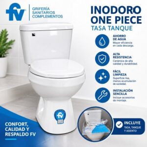 Inodoro One Piece FV (Tasa Tanque)