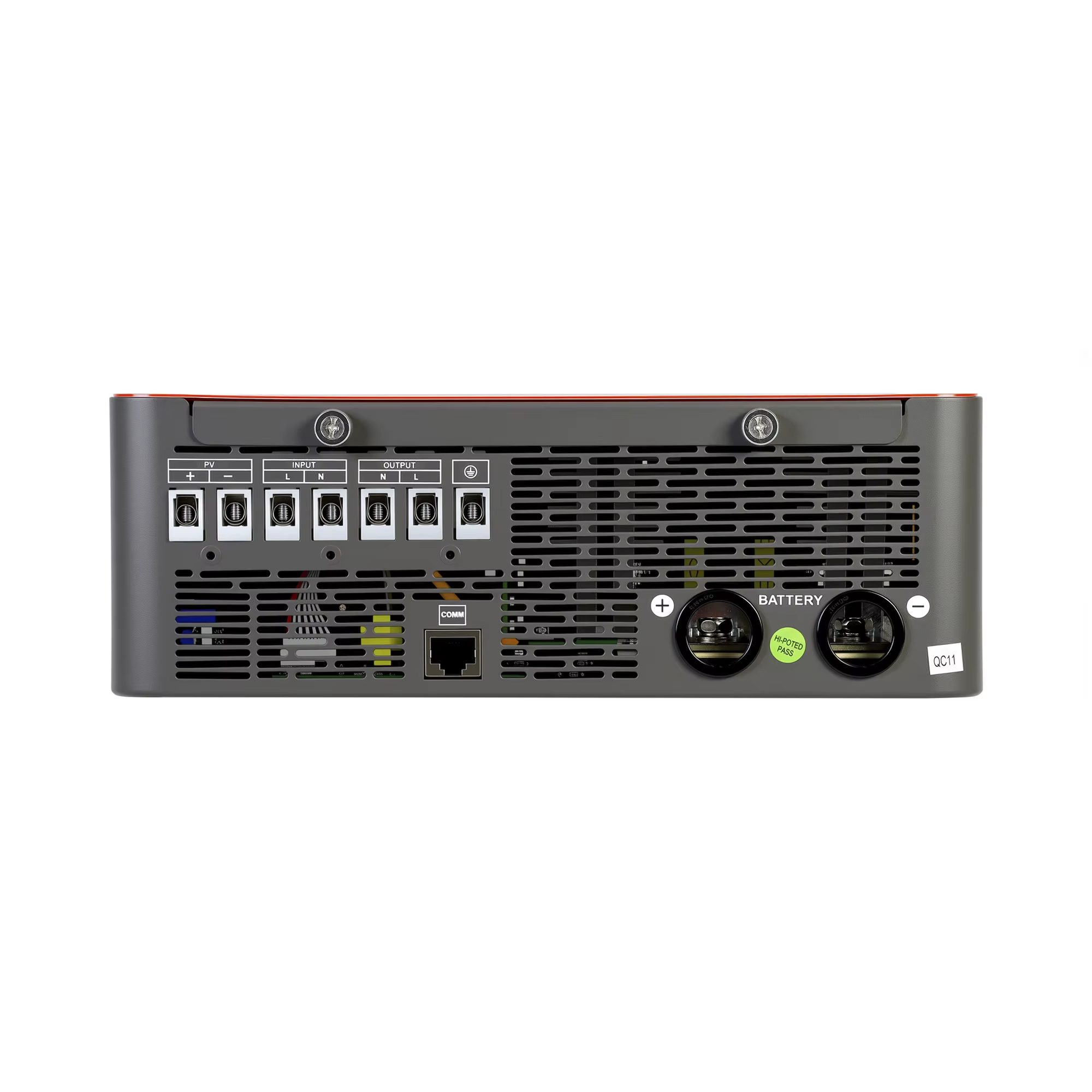 Inversor solar todo en uno PowMr de 4.5KW, 24Vdc, de onda sinusoidal pura, con salida de 110/120Vac y MPPT de 140A, de gran demanda - Imagen 7